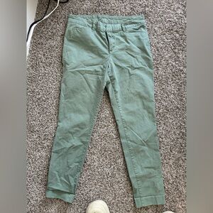 Green Old Navy trousers